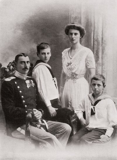 La famille royale danoise, tiré de 